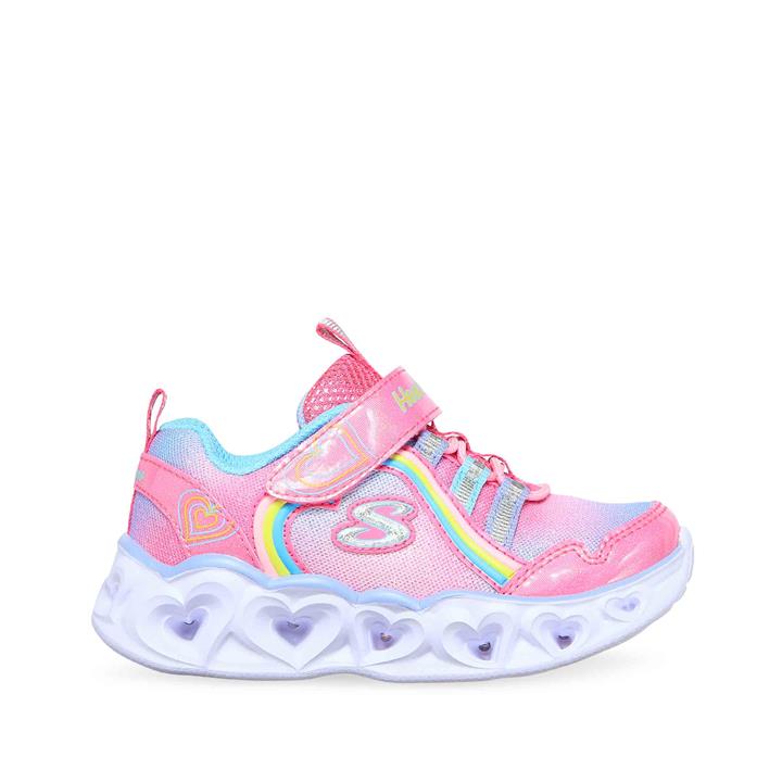 OJAM - Pivot - Skechers Heart Lights - Rainbow Lux  Size 5 Unisex