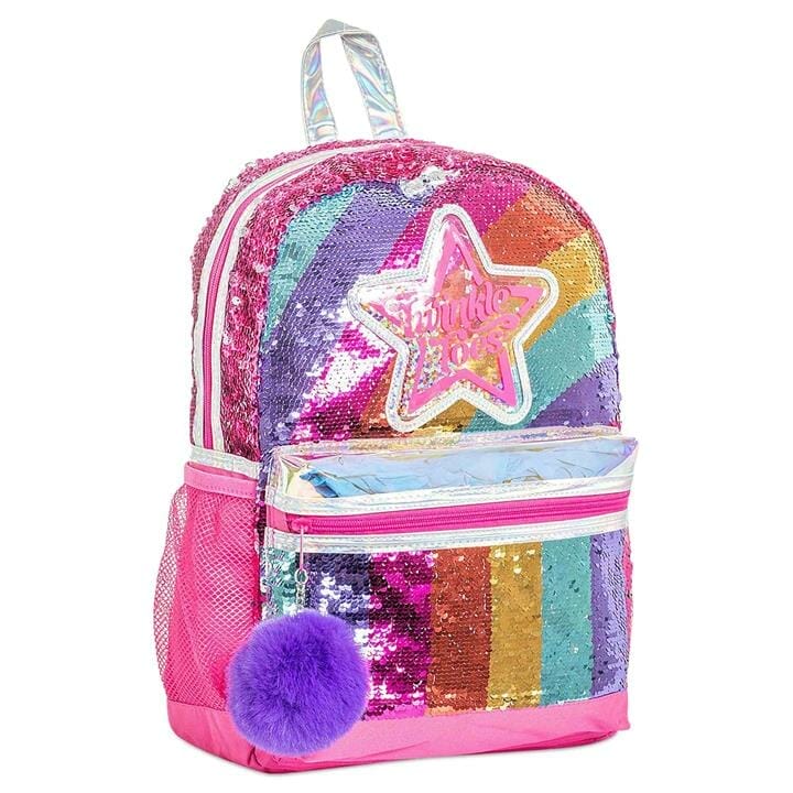 OJAM - Pivot - Skechersacc Twinkle Toes Flip Sequins Confetti Rainbow Backpack  Size OS Unisex