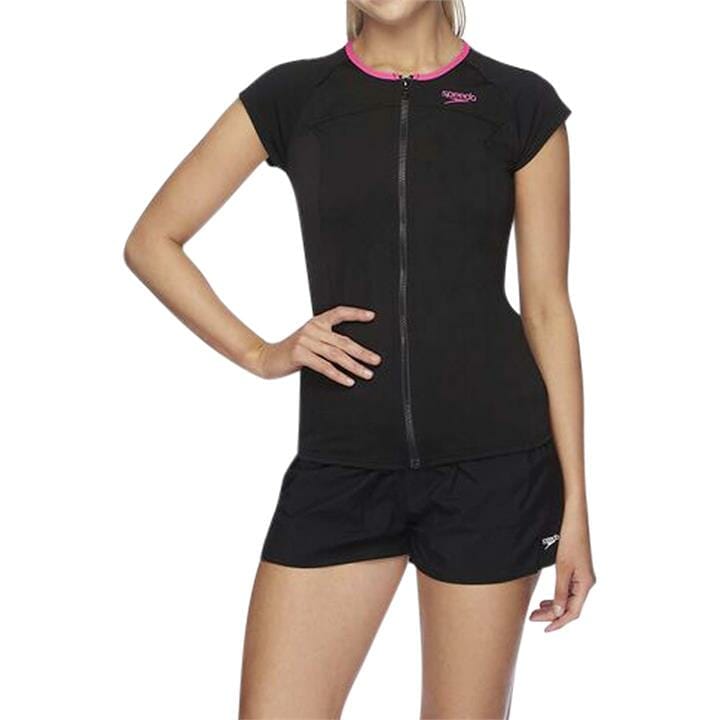 OJAM - Pivot - Speedo Cap Sleeve Sun Top  Size 6 Womens