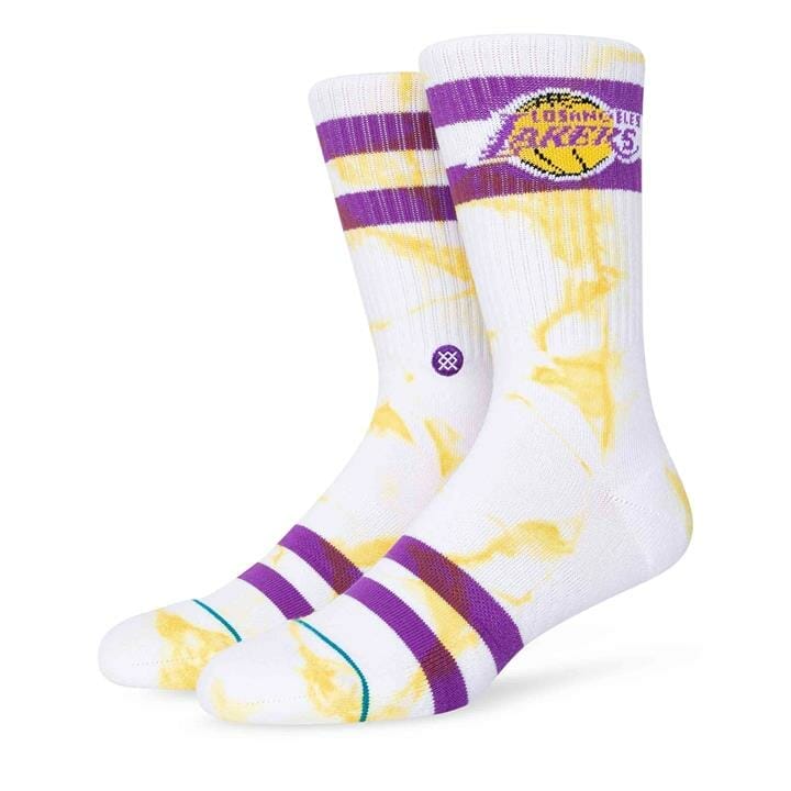 OJAM - Pivot - Stance Socks Lakers Dyed Socks  Size M Unisex