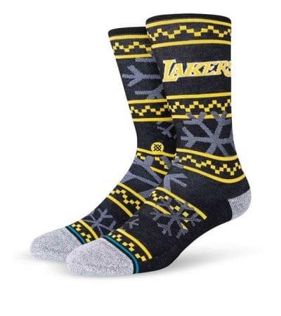 OJAM - Pivot - Stance Socks Lakers Frosted 2 Size L Unisex