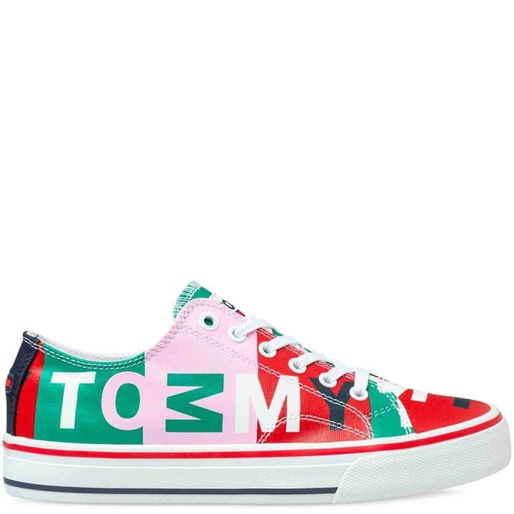 OJAM - Pivot - Tommy Hilfiger Long Lace Up Printvulc  Size 36 Womens